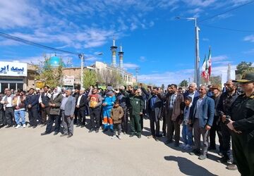راهپیمایی روز قدس شهرستان صالح آباد