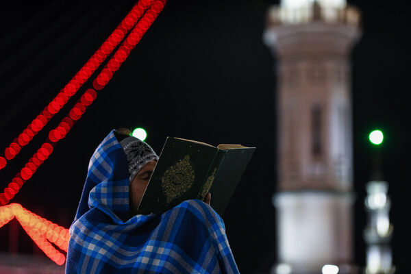 مراسم احیاء سومین شب قدر در مسجد مقدس جمکران