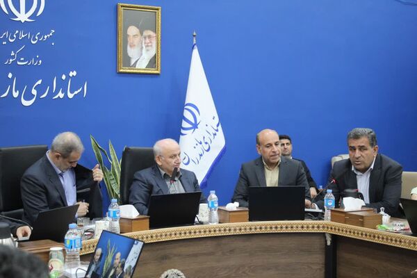 جلسه بررسی وضعیت سواحل مازندران با حضور معاون وزیر کشور