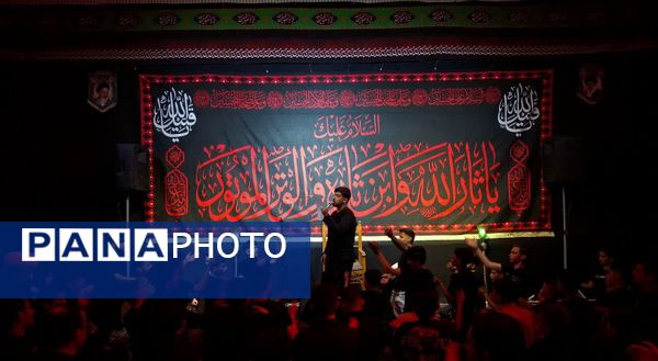 مراسم سوگواری شب هشتم محرم در هیئت انصار الحجه نیشابور 
