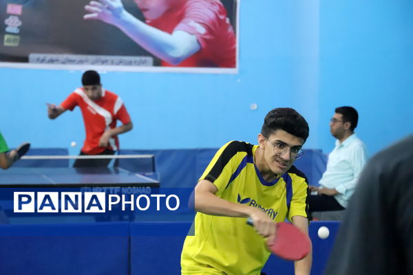 مسابقات تنیس روی میز مدارس سمپاد کشور در مقطع متوسطه دوم