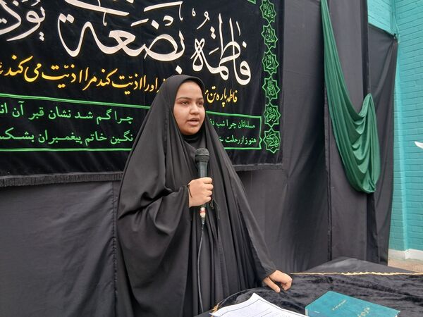 مراسم شهادت حضرت ام البنین در دبیرستان فاطمیه 