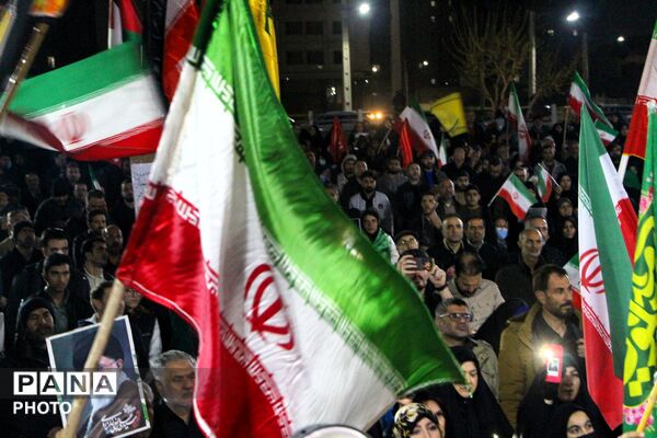 بیست و پنجمین شب متوالی خون خواهی از رهبر شهید