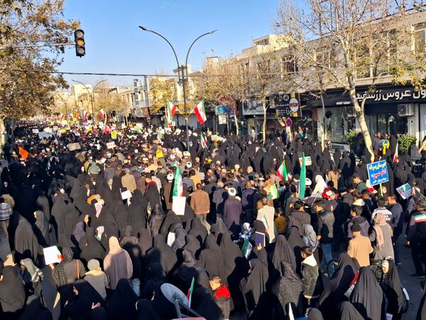 راهپیمایی میثاق با ولایت و محکوم نمودن اغتشاشات گروه های تروریستی در کاشمر