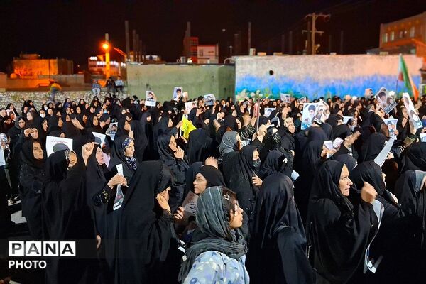 مراسم بزرگ عزاداری به‌مناسبت گرامیداشت شهادت جانسوز حضرت آیت‌الله امام خامنه در باشت