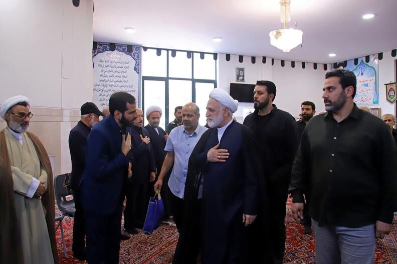 حضور رئیس قوه قضاییه در مراسم اربعین شهادت شهید غلامعلی رشید
