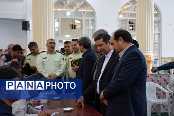 حضور پرشور حماسه سازان نهم دی در چهاردهمین دوره انتخابات ریاست جمهوری 