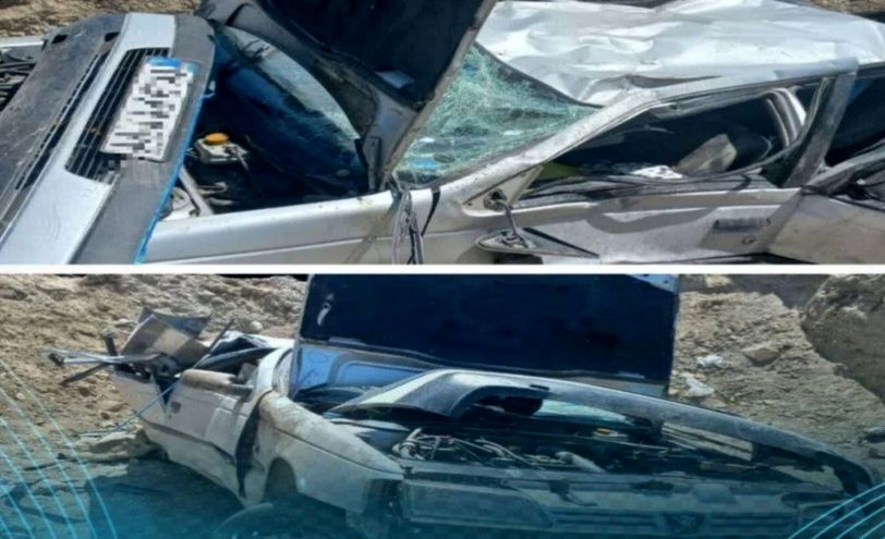 واژگونی پژو ۴۰۵ در محور رباط قربیل