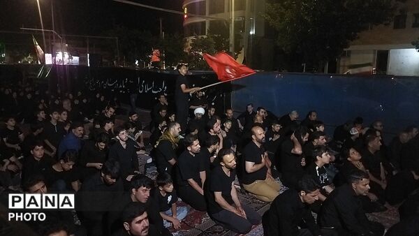 مراسم شب تاسوعای حسینی در هیئت منتظران ظهور نیشابور 